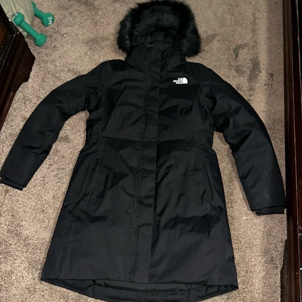 Woman THE North Face parka size large - Picture 3 of 15